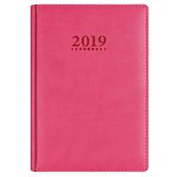 LETTS VERONA A5 DIARY PINK - WEEK TO VIEW