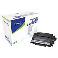 Lyreco compatiblee HP laser cartridge CE255X black high capacity [12.500 pages]