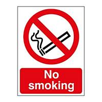 No Smoking Sign 150 X 200mm PP