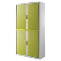 Paperflow cupboard 110x204x41,5cm green/white