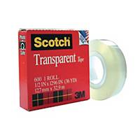 Scotch 600 Transparent Tape 12mm X 33m