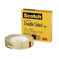 Scotch 665 Double-Sided Tape 0.5 inch x 25yd