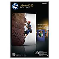 Fotopapír HP Advanced, lesklý, 250 g/m², bílý, 25 listů/balení