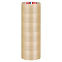 packaging tape Tesa universal 4120, 50 mm x 66 m, transparent, pack 6 rolls