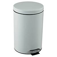 Waste bin with pedal Rossignol by CEP, 14 litres, white