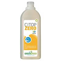 Detersivo per stoviglie dacentrato Greenspeed Citop Zero, 1 litro