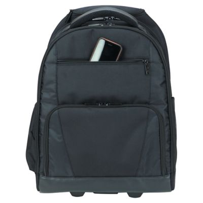 Targus Rolling Laptop Computer Backpack On Wheels Fits 15.6” Laptops