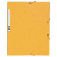 Exacompta Scotten A4 Elasticated 3 Flap File, 425gsm, Yellow