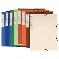 Exacompta Forever Recycled A4 3 Flap Folders, Assorted Colours - Pack 25