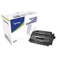 Lyreco kompatibler Lasertoner HP 55X (CE255XX), schwarz