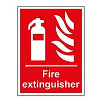 Fire Extinguisher Sign 150 X 200mm PP