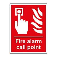 Fire Alarm Call Point Sign 150 X 200mm Vinyl