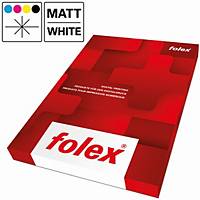Films laser, Folex Longlife Pro, A4, 140my, blanc mat, emballage de 100 films