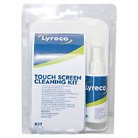 Kit de nettoyage Lyreco pour écran tactile - lingettes + spray 50 ml