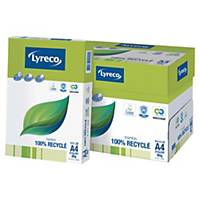 RM500 LYRECO 100% RECYCLED PAP A4 80G WH