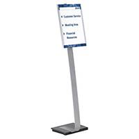 Floor stand Durable Info Sign Stand, A3, silver