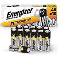 Batteri Energizer® Industrial Alkaline, AA, pakke a 10 stk.