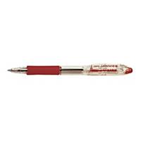 Zebra Janmee Knock Retractable Ball Pen 0.7mm Red