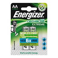 ENERGIZER RECHARGEABLE BATTERIES HR6/AA 2300MAH - PACK OF 2