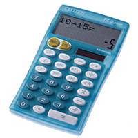 Calculatrice de poche Citizen FC-100N Junior, bleue, 10 chiffres