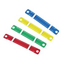 ORCA Plastic Paper Fastener Assorted Colours - Pack of 50