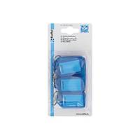 Porte-clés, Rieffel KT 1000, 38x22mm, bleu, emballage à 10 pièces