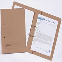 Guildhall Spiral File, 420gsm, Foolscap - Buff, Pack of 25