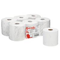 White Roll by WypAll® - 6 rolls x 800 1 Ply White Roll Wipers (7256)
