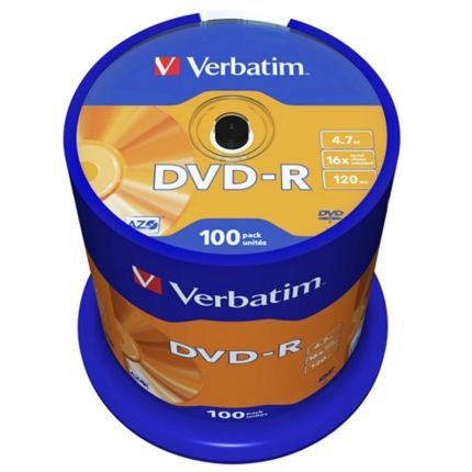 Verbatim DVD+R 4.7 GB 16x imprimable 50 pièces