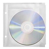 CD/DVD Zeigbuchtaschen Favorit, für 1 CD/DVD, transparent, Packung à 10 Stück