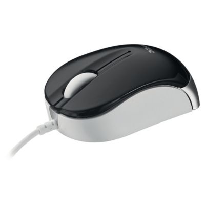 Nanou Retractable Micro Mouse - black