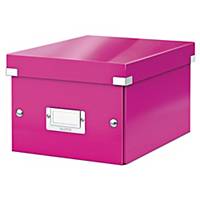 Leitz Wow Click & Store Pink A5 Archiving Box