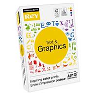 Rey Text & Graphics white paper A4 120g - pack of 250 sheets