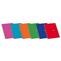 Cuaderno espiral 80 hojas 4º cuadrícula 4 x 4mm ENRI colores surtidos