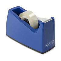 Dispensador cinta adhesiva Rapesco - 19 mm x 33m - azul