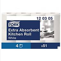 BX4 TORK 120305 KITCHEN ROLL 3PLY WH