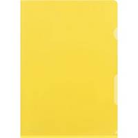 Transparent folder Kolma Soft 59444 A4, yellow, package of 100 pcs