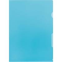 Transparent folder Kolma Soft 59444 A4, blue, package of 100 pcs