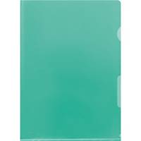Transparent folder Kolma Soft 59444 A4, green, package of 100 pcs