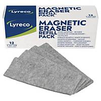 Lyreco Löschpapier AMWER012LYR, für Lyreco Tafellöscher, 12 Stück