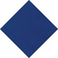 Paquete 125 servilletas de papel Duni - 2 capas - 330 x 330 mm - azul