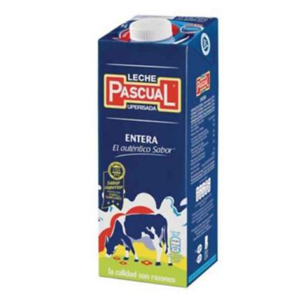 Leche Pascual Entera - PACK 30 BRICKS - Formato de 1L Total de 30L de leche  Entera - Incluye servicio de envío urgente 24/48h