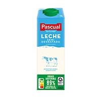 Leche Pascual  semidesnatada - 1 L - Pack de 6 briks