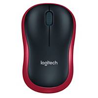 LOGITECH M185 MOUSE USB WIRELESS RED