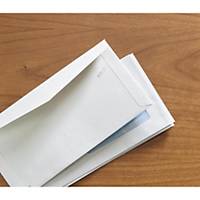Caixa 500 envelopes americanos com janela - 115 x 225mm - banda de humedecer
