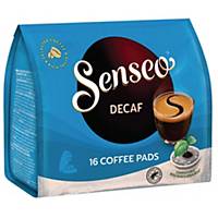 PK16 SENSEO COFFEE PADS DECAFFEINATED