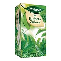 Herbata zielona HERBAPOL, 20 torebek bez zawieszki