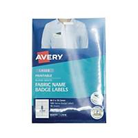 Avery L7418-15 Fabric Name Badge 86.5 x 55.5 - Pack of 120