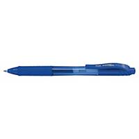 Roller retrátil de tinta gel Pentel Energel BL 107 de cor azul