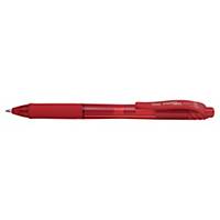 Pentel Energel BL107 Retractable Gel Ink Rollerball Pen Red - Box of 12